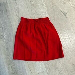 J. Crew Red Skirt